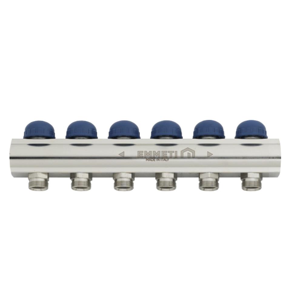 EMMETI RETURN MANIFOLDS, NO EXTRA PORT, FOR USE ON HIGH TEMPERATURE SIDE FOR RADIATOR ZONES